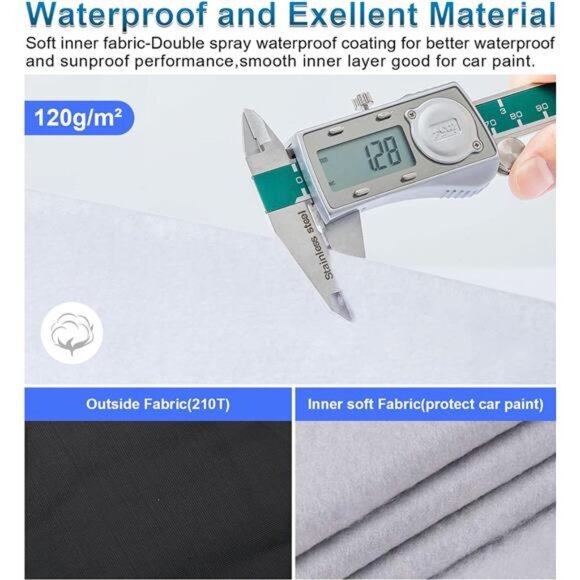 Universal Sedan Car Cover Fit for Mercedes-Benz C-Class, BMW 3 Series - Picture 2 of 7